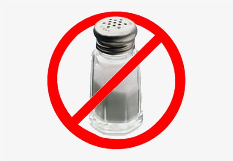 Removal of salt from your diet promotes normalization of blood pressure